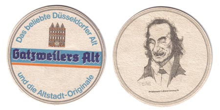 Bierdeckel, rund, beidseitig bedruckt