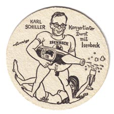 Bierdeckel, rund, beidseitig bedruckt